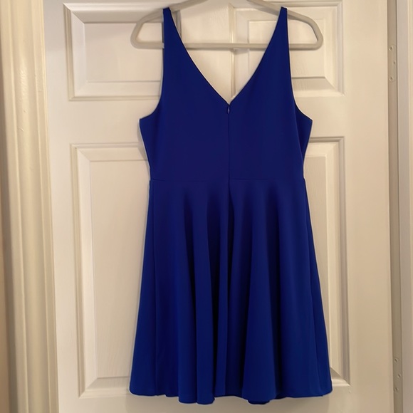 ⭐️SOLD - NWOT Lulus Royal Blue Darling Delight Skater Fit N Flare Dress. - Picture 8 of 14